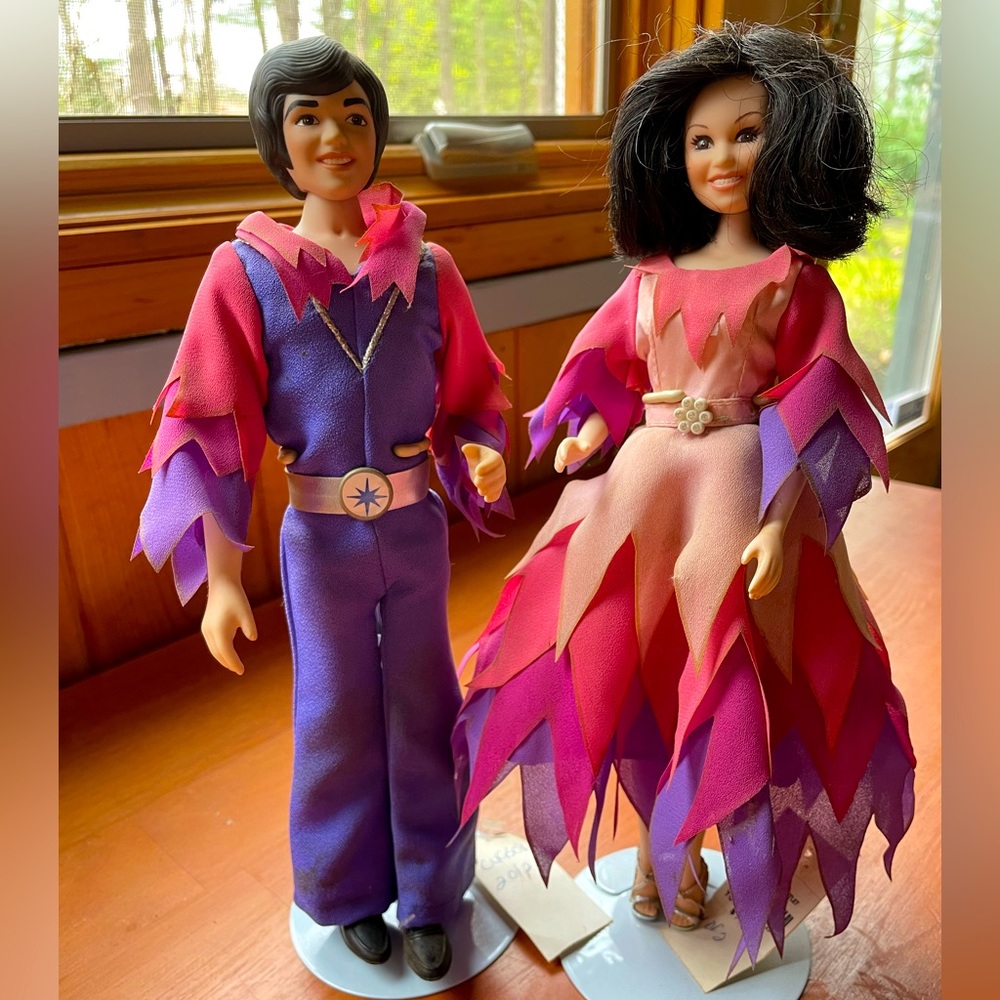 Donny & Marie Osmond Dolls from QVC Collection Signed Stamped Collectible